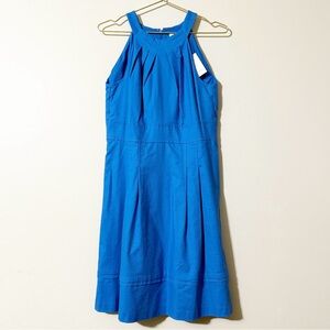 LOFT Ann Taylor dress Blue Sundress lined Sz 4 NWT